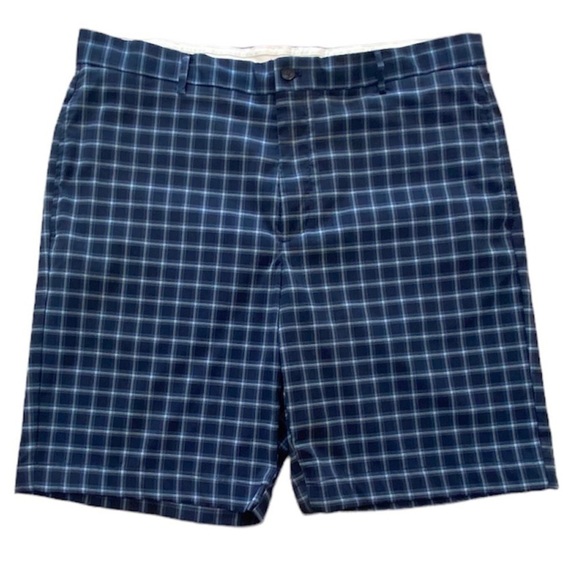 NWOT Greg Norman Signature Series Gold Shorts. Plaid Size 38 - Picture 1 of 6